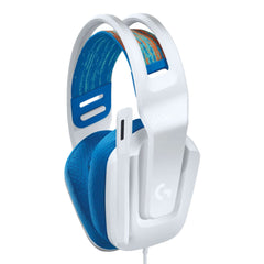 A Photo Of Logitech G335 Wired Gaming Headset - Lightweight, Adjustable, with 40mm Drivers - White - 981-001018
