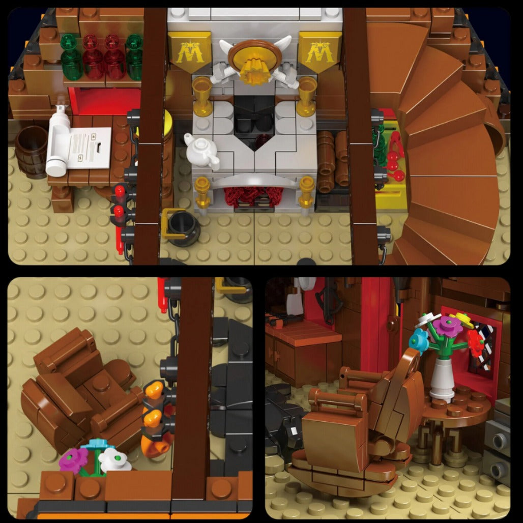 A Photo Of Mould King Cabin in The Woods Building Toy Set - 3,398 Pieces - 16053