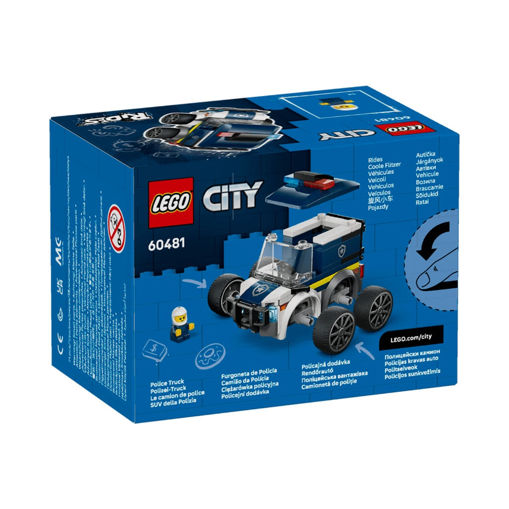 A Photo Of LEGO City Rides – Police Truck 71 Pieces - 60481