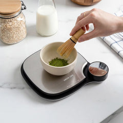 A Photo Of Green Lion Digital Kitchen Scale, 5 kg/11 lbs Max Capacity, Mutli-Unit Support - Silver