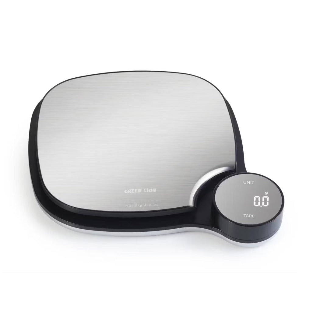 A Photo Of Green Lion Digital Kitchen Scale, 5 kg/11 lbs Max Capacity, Mutli-Unit Support - Silver