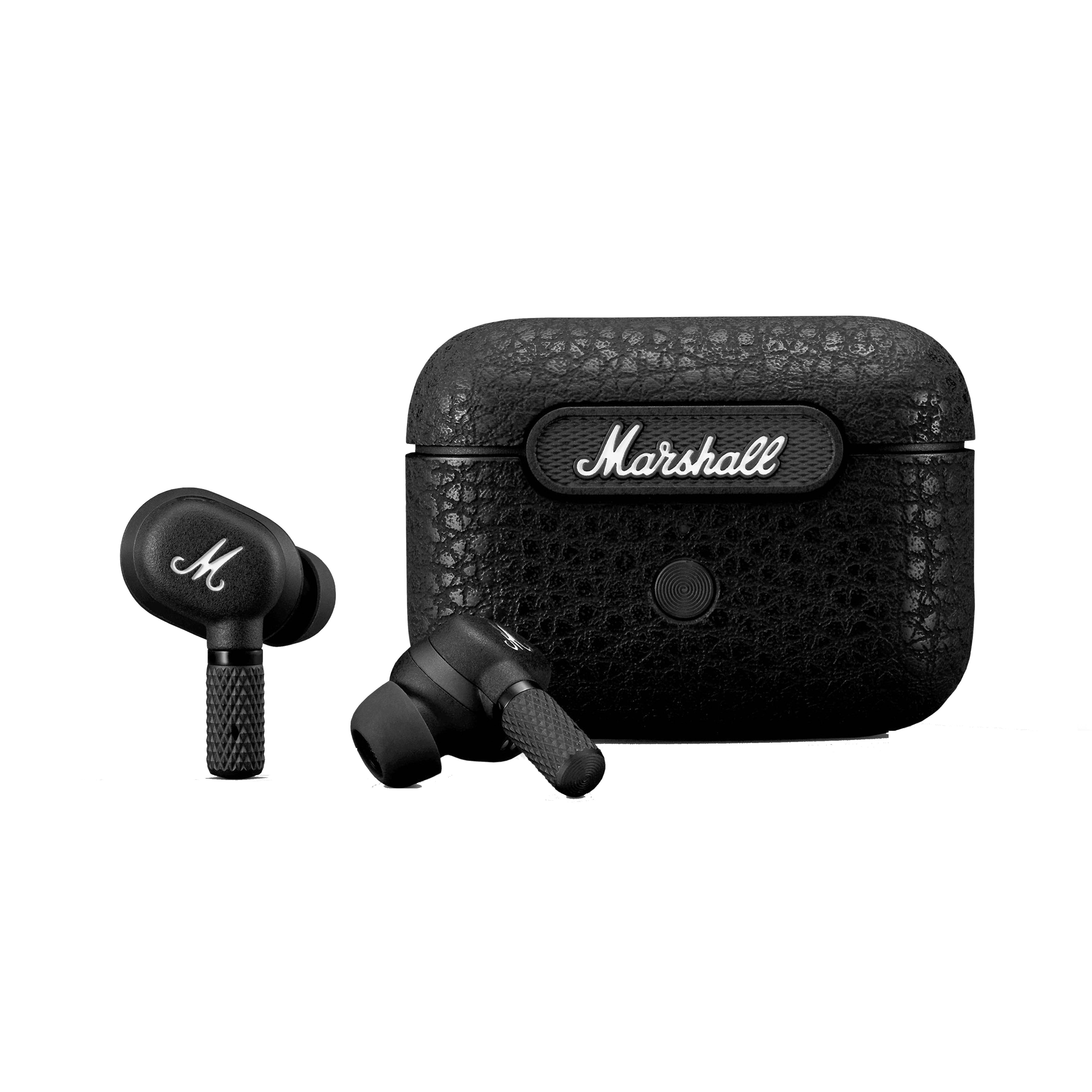 A Photo Of Marshall Motif ANC True Wireless Active Noise Cancelling Bluetooth Earbuds - Black