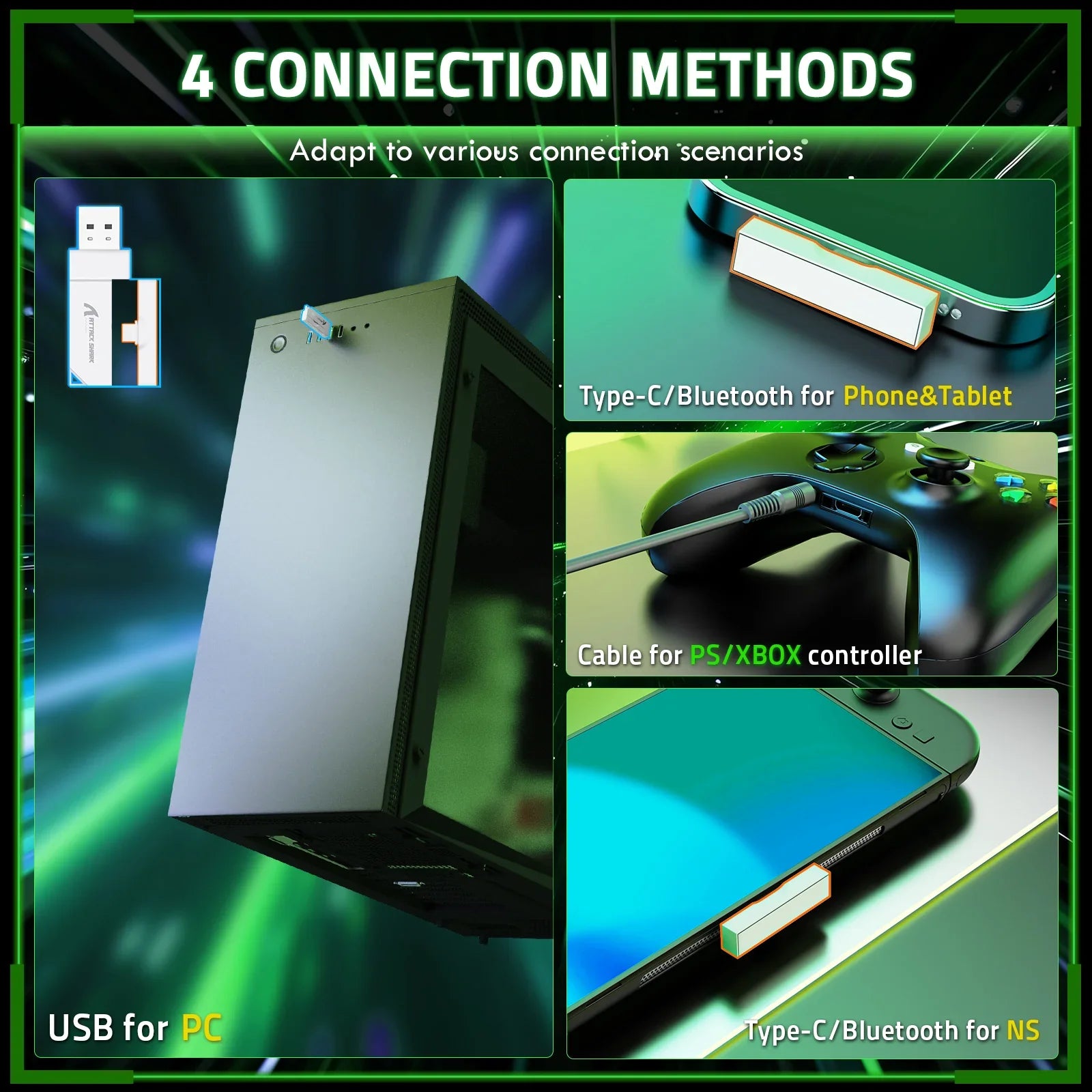 A Photo Of ATTACK SHARK L80 PRO - Wireless Gaming Headset