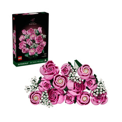 A Photo Of LEGO Bouquet of Pink Roses - 789 Pieces - 10374