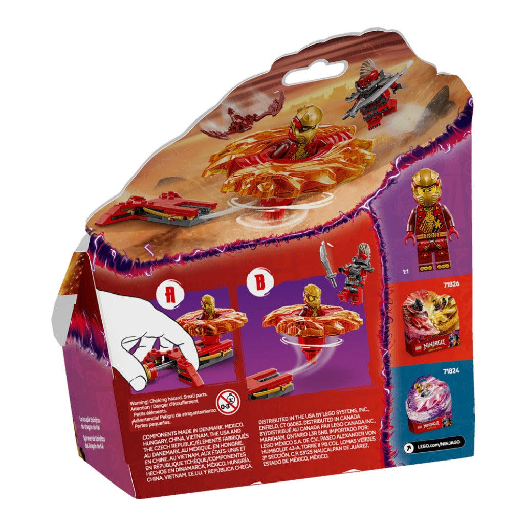 A Photo Of LEGO Kai's Dragon Spinjitzu Spinner - 54 Pieces - 71823