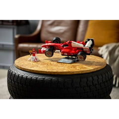 A Photo Of LEGO Ferrari F2004 & Michael Schumacher - 735 Pieces - 11375