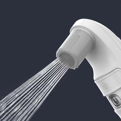 A Photo Of Porodo Lifestyle Capri Portable Rechargeable Bidet, 5L Capacity, IPX6 Waterproof, 1.2m Hose - White