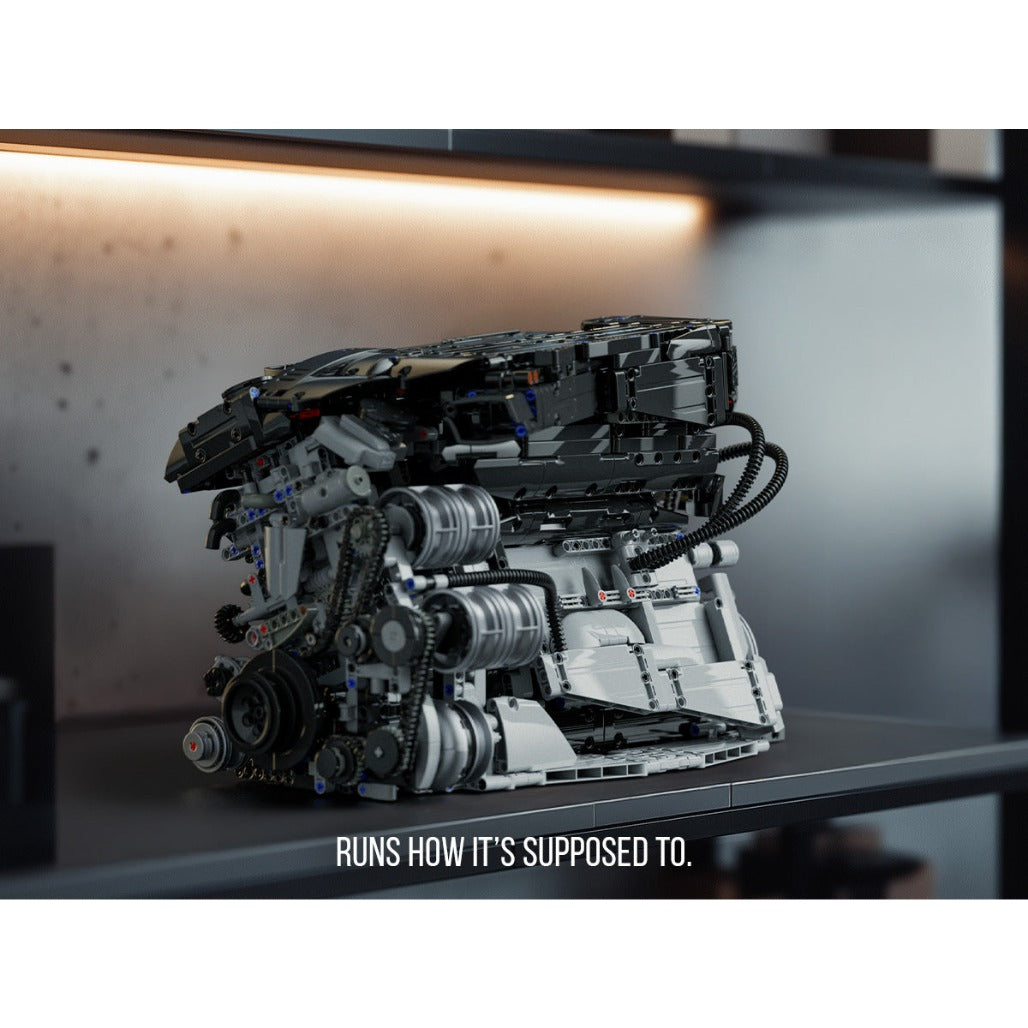 A Photo Of Nifeliz L6 Engine Building Set - 2820 Pieces - NF10316