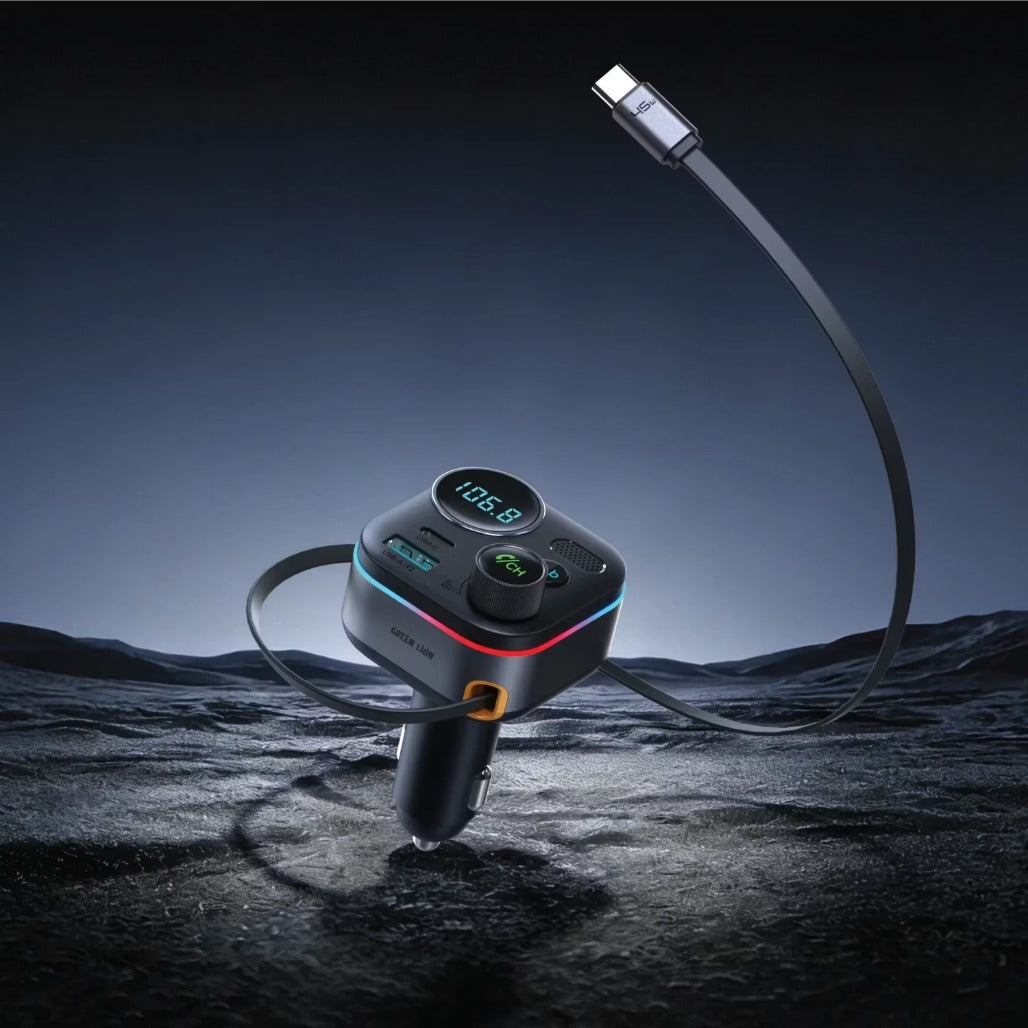 A Photo Of Green Lion FM Transmitter GFM-2 - 72W, Black