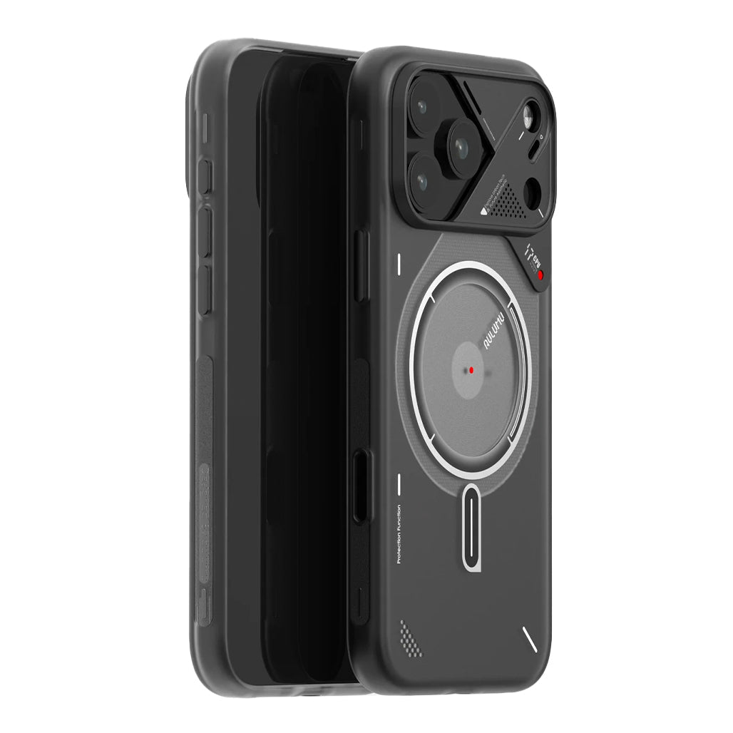 A Photo Of AULUMU A17 Frosted MagSafe Case for iPhone 17 Pro Max - Glow-in-the-Dark