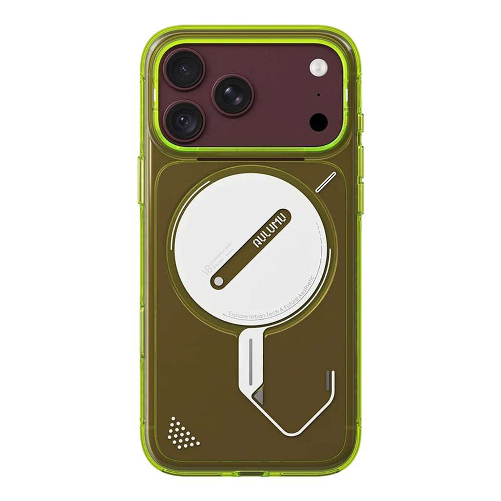 A Photo Of Aulumu A18 Ghost Lumen Transparent MagSafe Case for iPhone 18 Pro Max