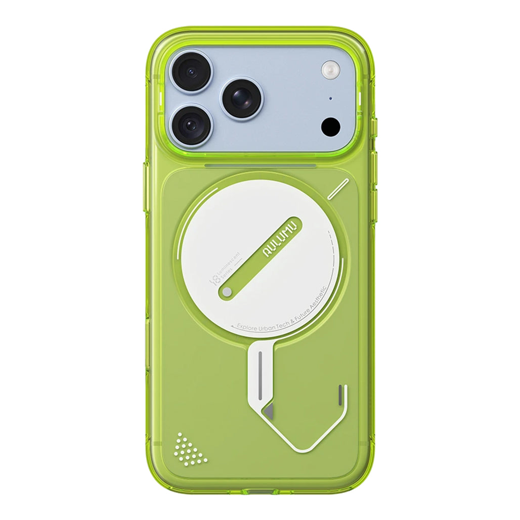 A Photo Of Aulumu A18 Ghost Lumen Transparent MagSafe Case for iPhone 18 Pro Max