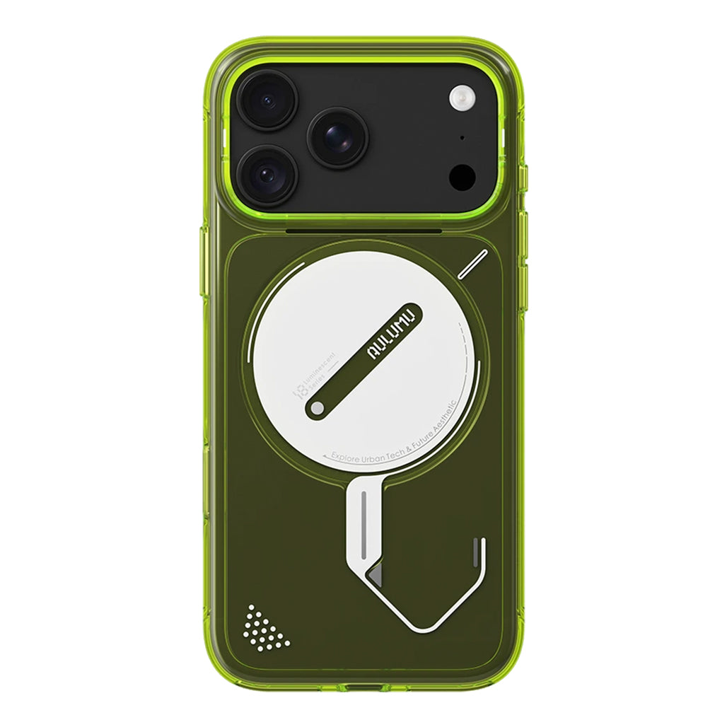 A Photo Of Aulumu A18 Ghost Lumen Transparent MagSafe Case for iPhone 18 Pro Max