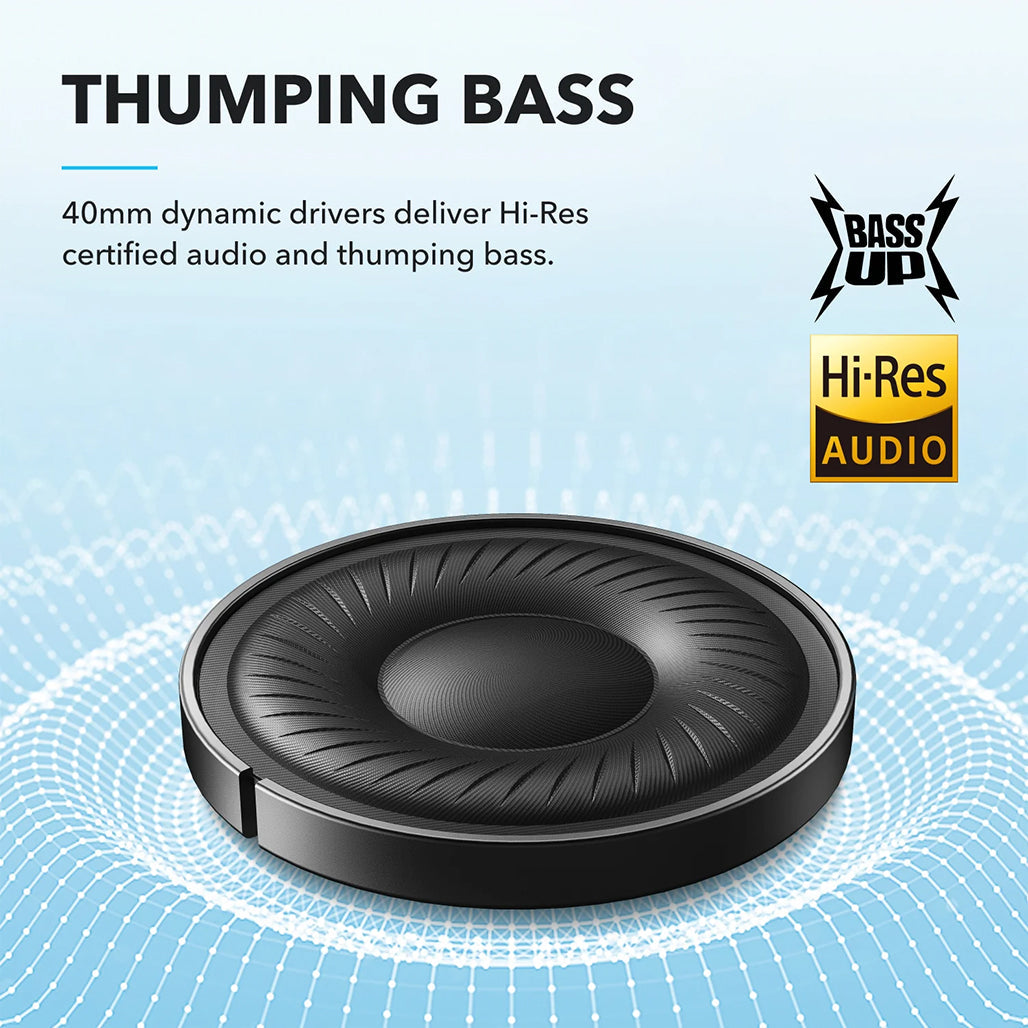 A Photo Of Anker Soundcore Q20i Hybrid Active Noise Cancelling Headphones