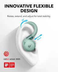 A Photo Of Soundcore by Anker Sport X20 - Comfortable In-Ear Sport Earbuds with Hook