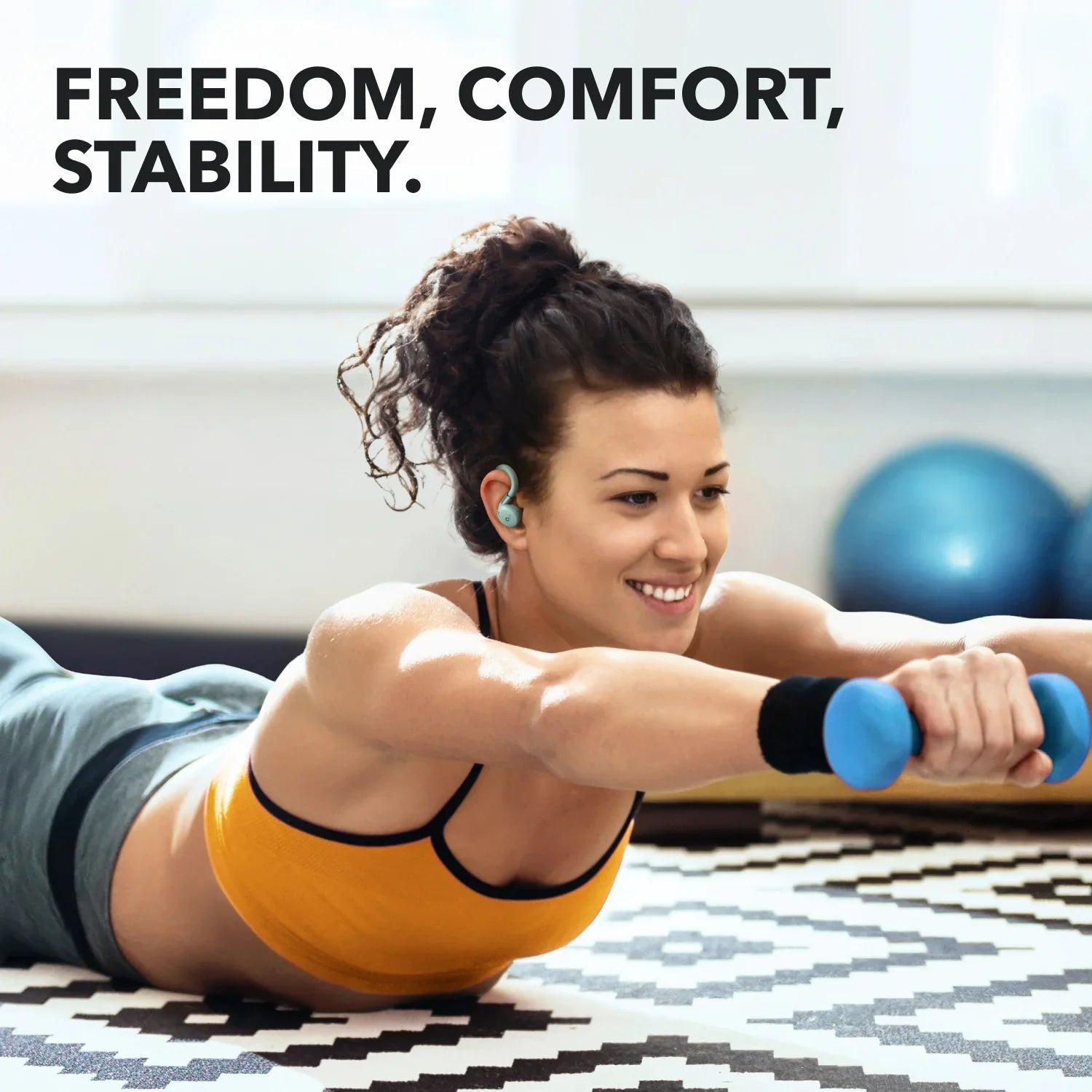 A Photo Of Soundcore by Anker Sport X20 - Comfortable In-Ear Sport Earbuds with Hook