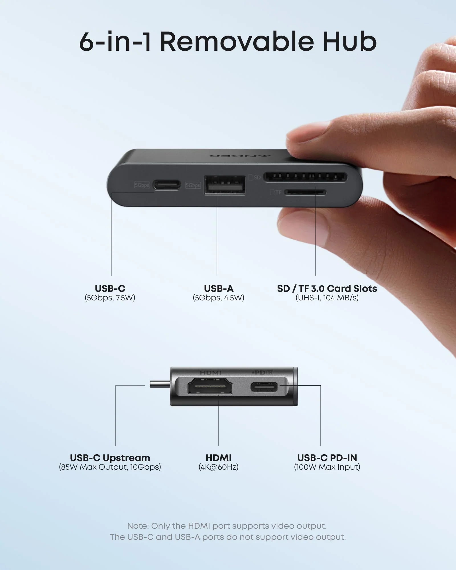 A Photo Of Anker Nano Docking Station (13-in-1, Triple Display, Built-In Removable Hub)