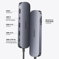 Anker 7-in-1 Anker Nano USB-C Hub Multi-Port Adapter - A83D2HA1