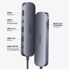A Photo Of Anker 7-in-1 Anker Nano USB-C Hub Multi-Port Adapter - A83D2HA1
