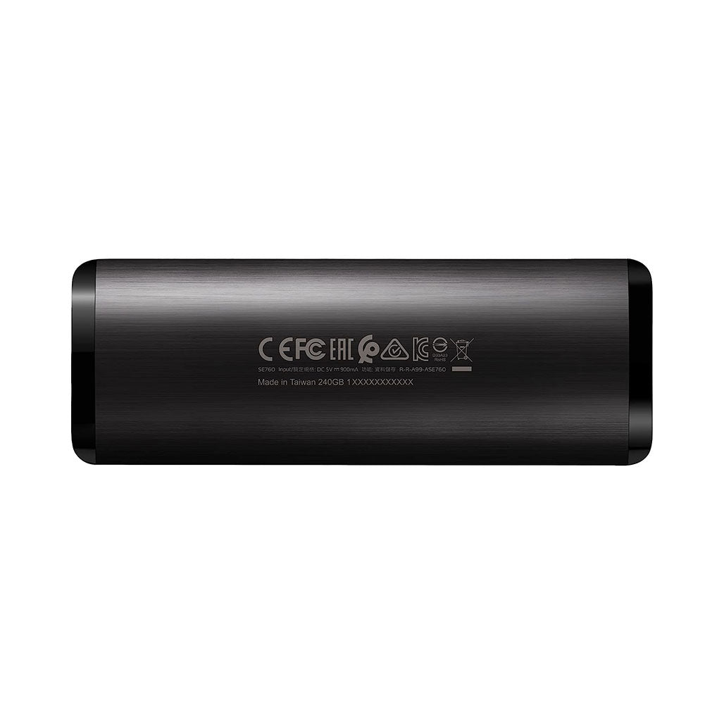 A Photo Of Adata SE760 512GB External SSD - USB 3.2 Gen 2 Type-C