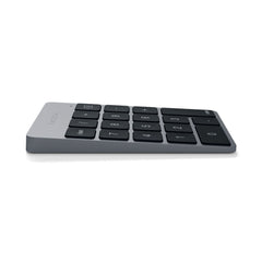 A Photo Of Satechi Aluminum Wireless Keypad – Bluetooth Rechargeable Keypad for Mac and iOS Devices