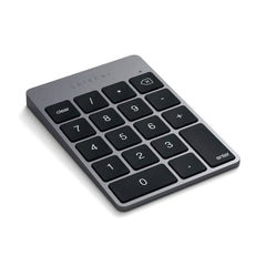 A Photo Of Satechi Aluminum Wireless Keypad – Bluetooth Rechargeable Keypad for Mac and iOS Devices