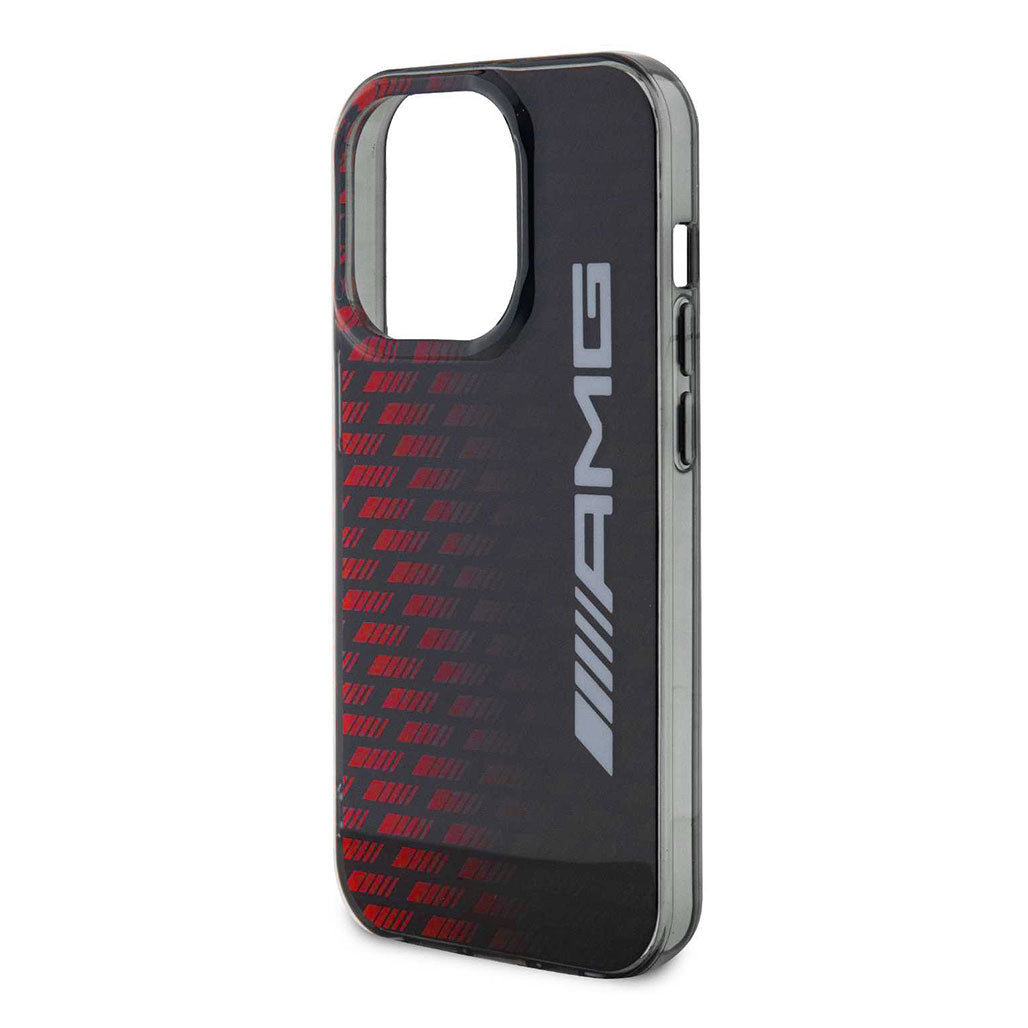 A Photo Of AMG Double Layer Case for iPhone 15 Pro Max with Rhombuses & Large AMG Logo