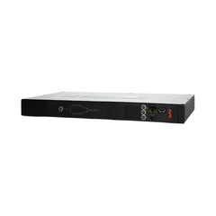 A Photo Of APC AP4423 Rack ATS - 230V, 16A, C20 IN, (8) C13 (1) C19 OUT, 1U Rack-Mounted Automatic Transfer Switch