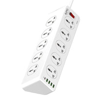 APC D14 – 8-Outlet Surge Protector Power Strip + 3 USB Ports + 1 PD Type-C Port