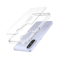 A Photo Of ARAREE Duple M Case for Samsung Galaxy A36 – Clear, Magnetic, Anti-Yellowing UV Coating, Durable Protection