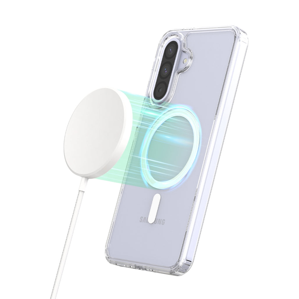 A Photo Of ARAREE Duple M Case for Samsung Galaxy A36 – Clear, Magnetic, Anti-Yellowing UV Coating, Durable Protection