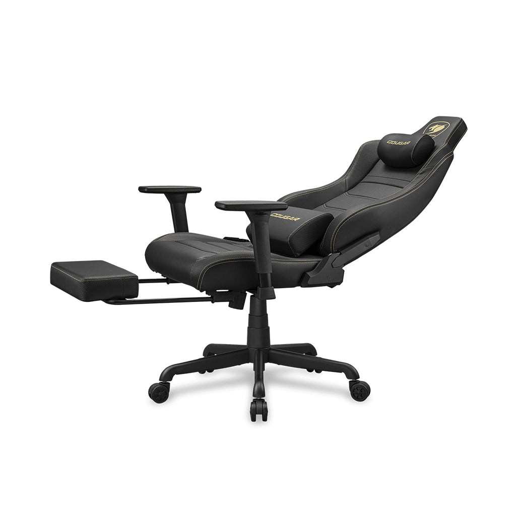 A Photo Of Cougar Armor EVO S Gaming Chair (Gold/Black)