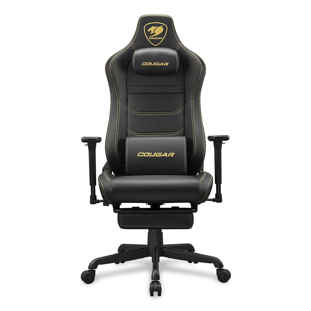 A Photo Of Cougar Armor EVO S Gaming Chair (Gold/Black)