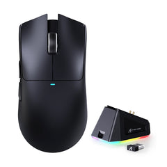 A Photo Of ATTACK SHARK X11 Wireless Gaming Mouse with RGB Magnetic Charging Dock