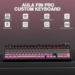 A Photo Of AULA F99 Pro - Wireless Mechanical Gaming Keyboard