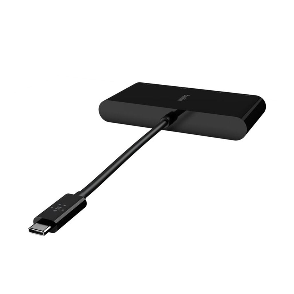 A Photo Of Belkin USB-C 4-in-1 Hub with 4K HDMI, VGA, Ethernet & USB-A – Universal Multiport Adapter for Mac & Windows