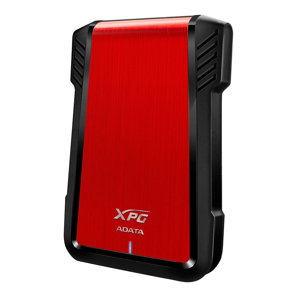 A Photo Of Adata EX500 XPG 2.5-inch USB 3.2 Enclosure - Red, Compatible with 7mm HDD/9.5mm SSD, USB 3.1 Gen 1