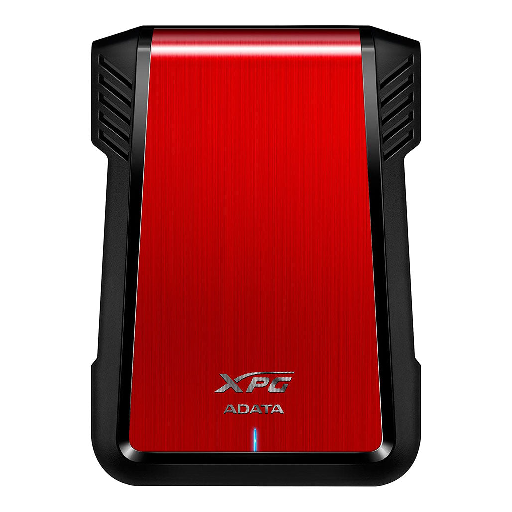 A Photo Of Adata EX500 XPG 2.5-inch USB 3.2 Enclosure - Red, Compatible with 7mm HDD/9.5mm SSD, USB 3.1 Gen 1