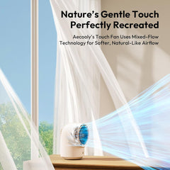 A Photo Of Aecooly Touch Control Desk Fan Chic 01 Lite