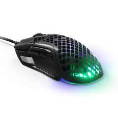 A Photo Of SteelSeries Aerox 5 Wired Gaming Mouse - Ultra-Lightweight with RGB, AquaBarrier, and TrueMove Air Sensor