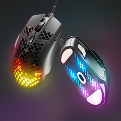 A Photo Of SteelSeries Aerox 5 Wired Gaming Mouse - Ultra-Lightweight with RGB, AquaBarrier, and TrueMove Air Sensor