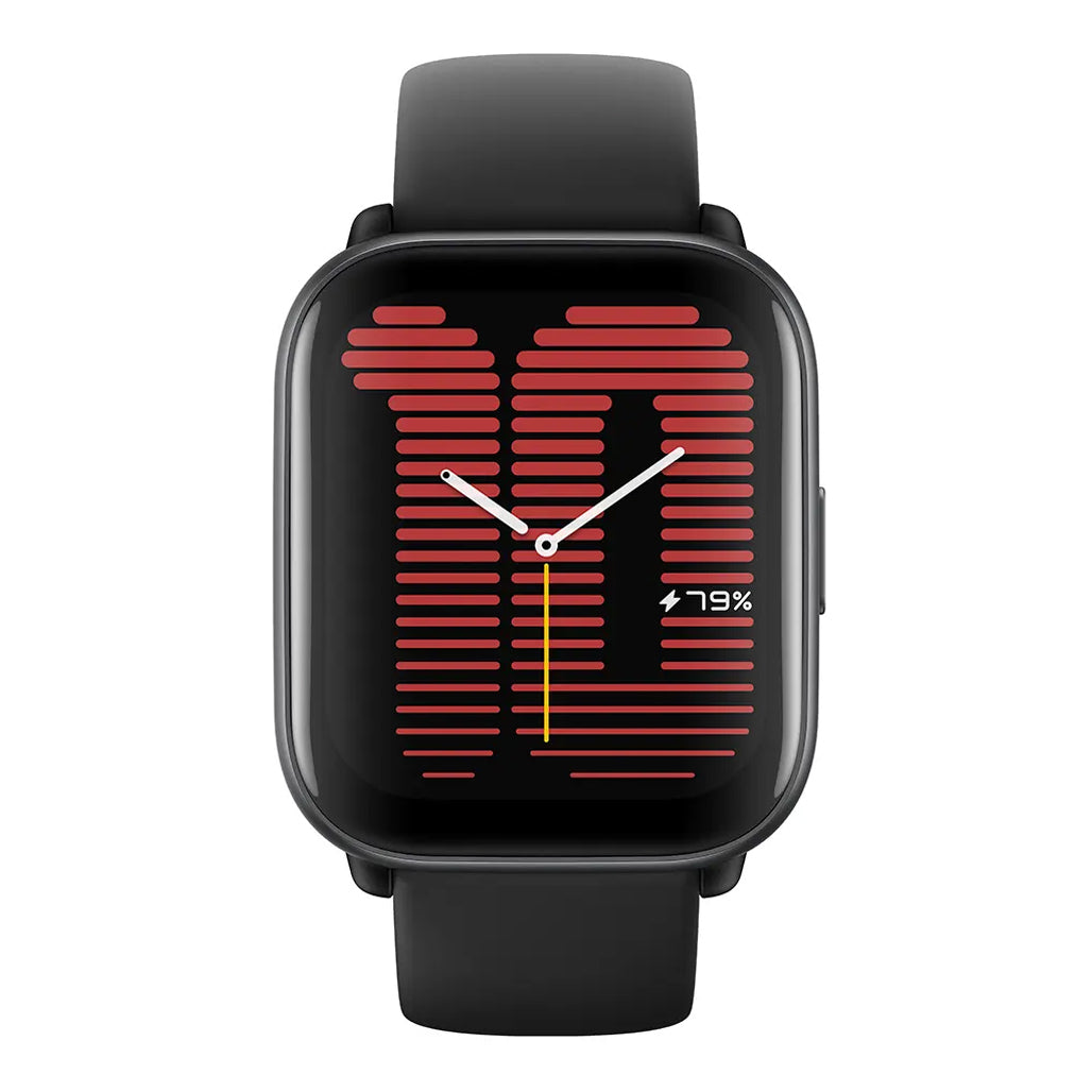 A Photo Of Amazfit Active Midnight Black Fitness Smartwatch - 1.75