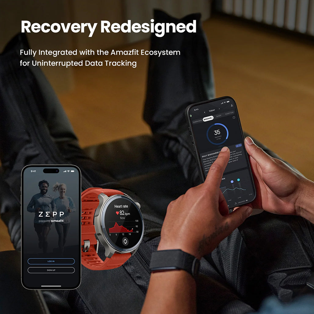 A Photo Of Amazfit Helio Strap Smart Band Fitness Tracker