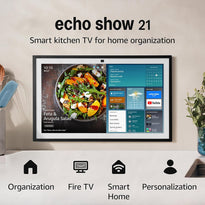 Amazon Echo Show 21 - Smart Display with Built-in Fire TV, Alexa & 21" Full HD Touchscreen