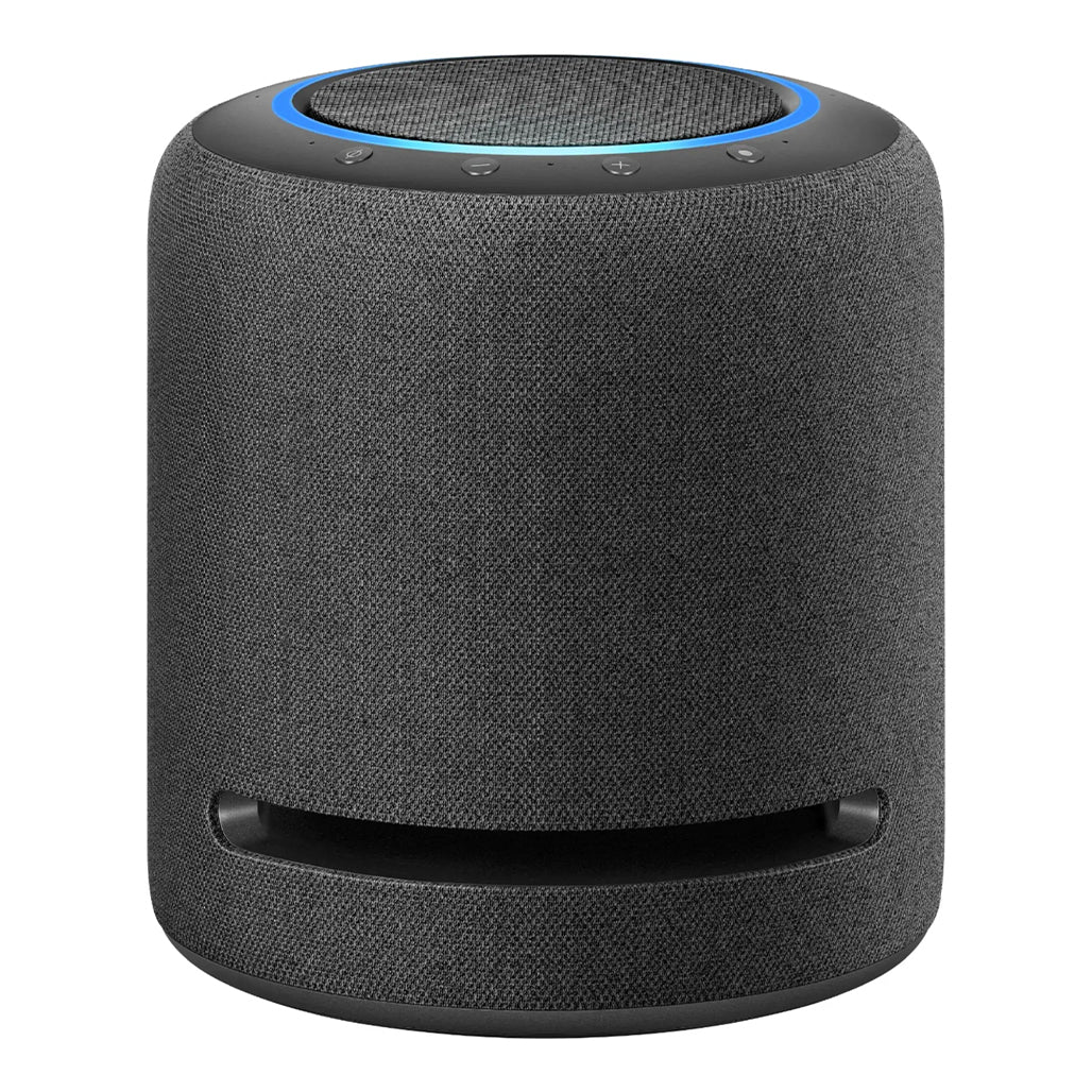 A Photo Of Amazon Echo Studio (Newest Model) | Premium Smart Speaker with Dolby Atmos, Spatial Audio, and Alexa – Charcoal