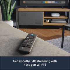A Photo Of Amazon Fire TV Stick 4K Max with Alexa Voice Remote – 40% Faster Streaming, Wi-Fi 6, 4K Ultra HD, Dolby Vision & Dolby Atmos, Smart Home Integration