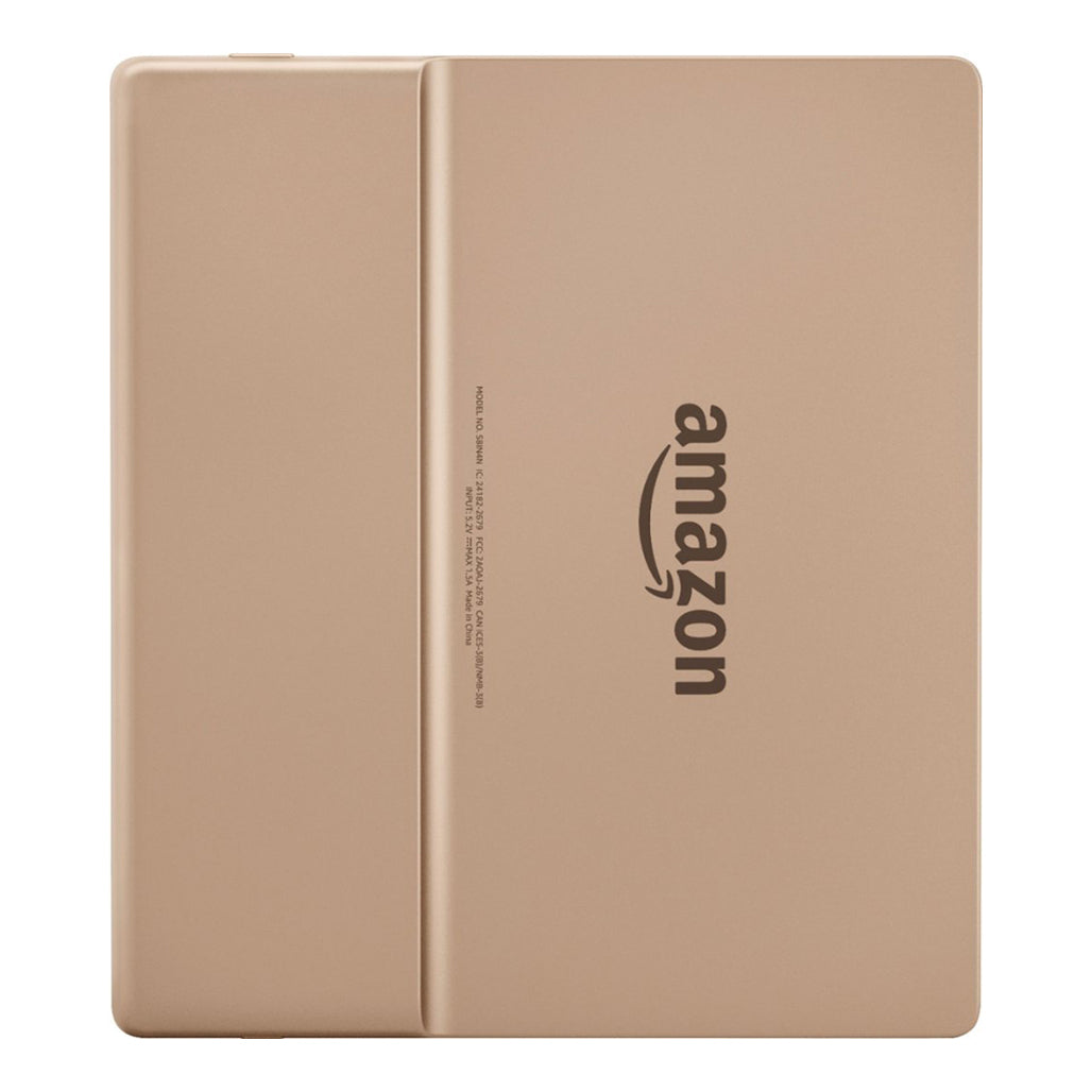 A Photo Of Amazon Kindle Oasis 32GB – 7” E-Reader with Page Turn Buttons, Adjustable Warm Light, Waterproof – Champagne Gold