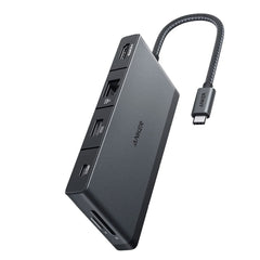 A Photo Of Anker 552 USB-C Hub (9-in-1) with 4K HDMI – High-Speed Data Transfer, Pass-Through Charging, Ethernet, SD/microSD Slots