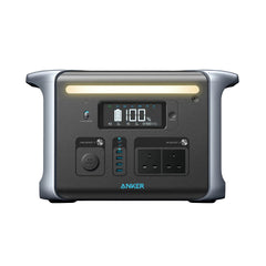 A Photo Of Anker 757 Portable Power Station - 1500W Solar Generator, 1229Wh LiFePO4 Battery for Camping, RVs, & Home Use