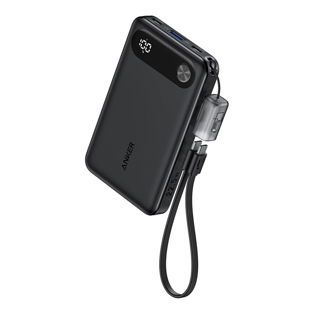 A Photo Of Anker A1257H11 10,000mAh Power Bank – 22.5W Fast Charging Portable Charger (Black)